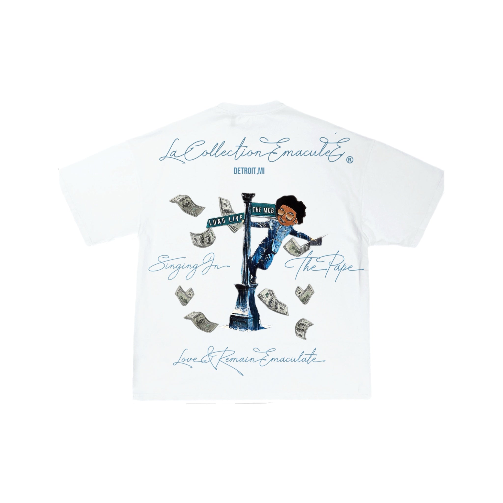 White SITP T-Shirt (Oversized Fit)